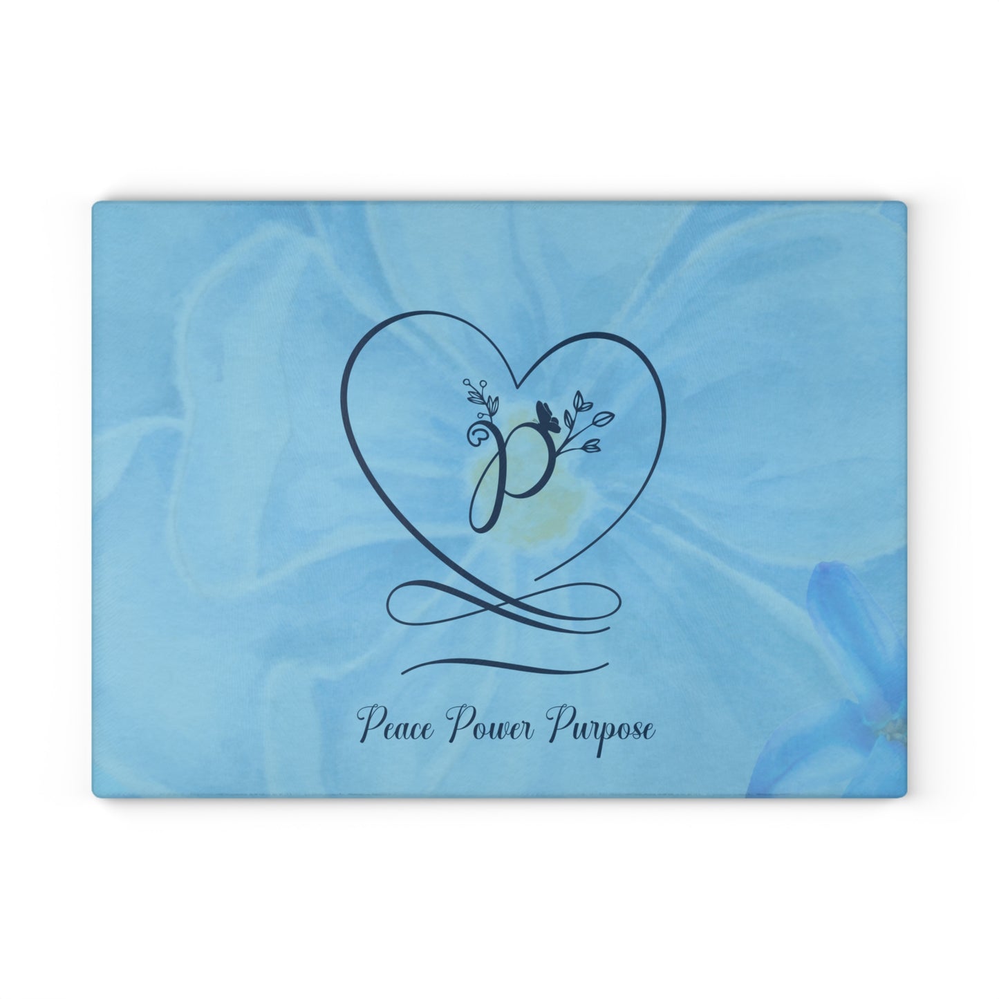 Peace Glass Cutting Board