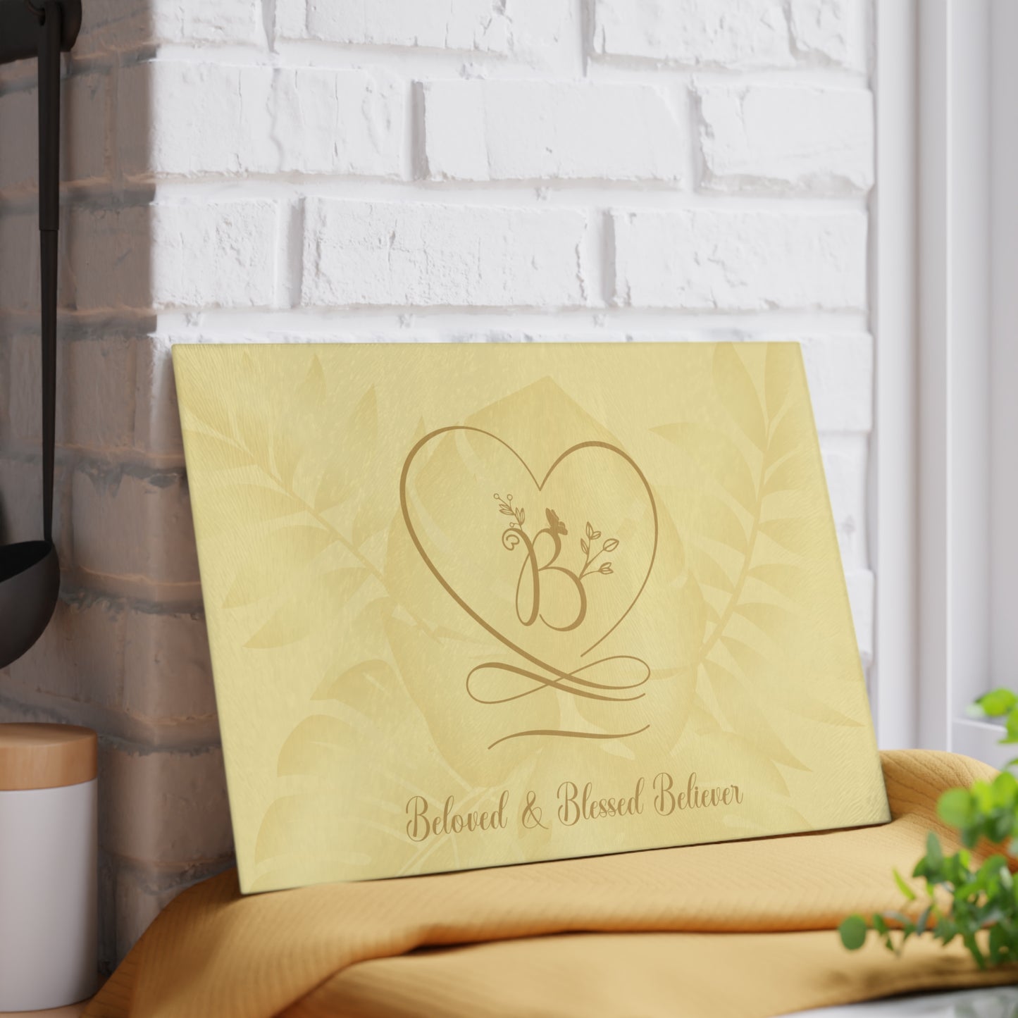 Beloved 2 Glass Cutting Board