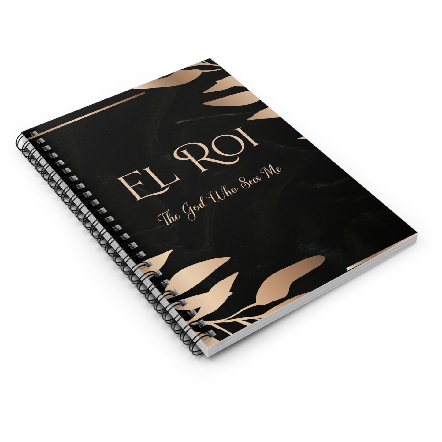 El Roi (Onyx) Spiral Notebook - Ruled Line