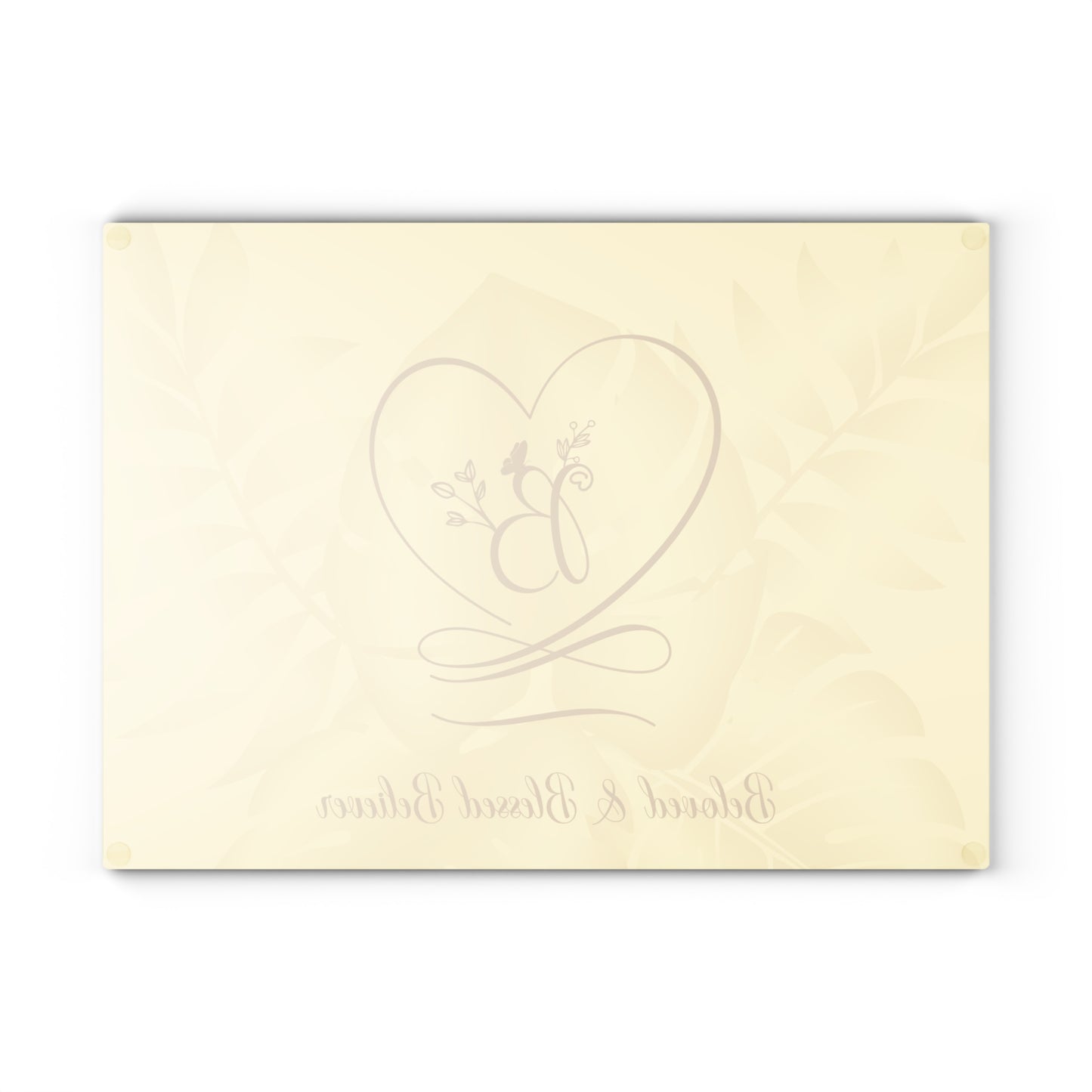Beloved 2 Glass Cutting Board