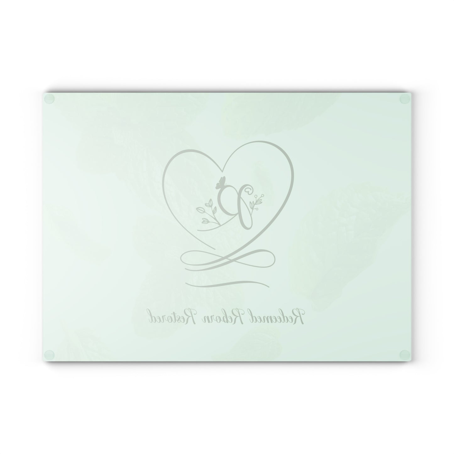 Redeemed 2 Glass Cutting Board