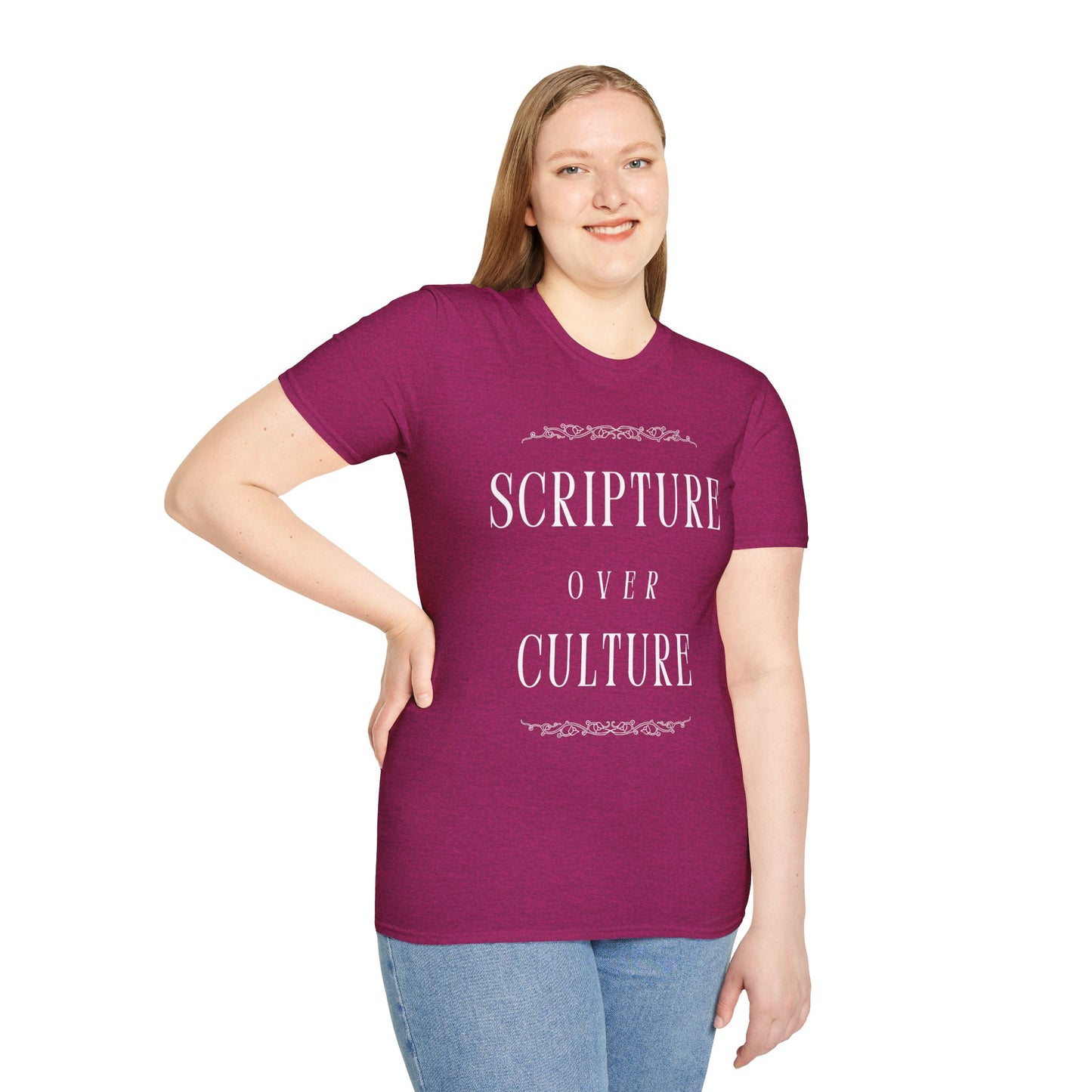 Scripture over Culture Unisex Softstyle T-Shirt