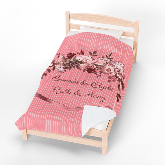 Ruth & Boaz Velveteen Plush Blanket