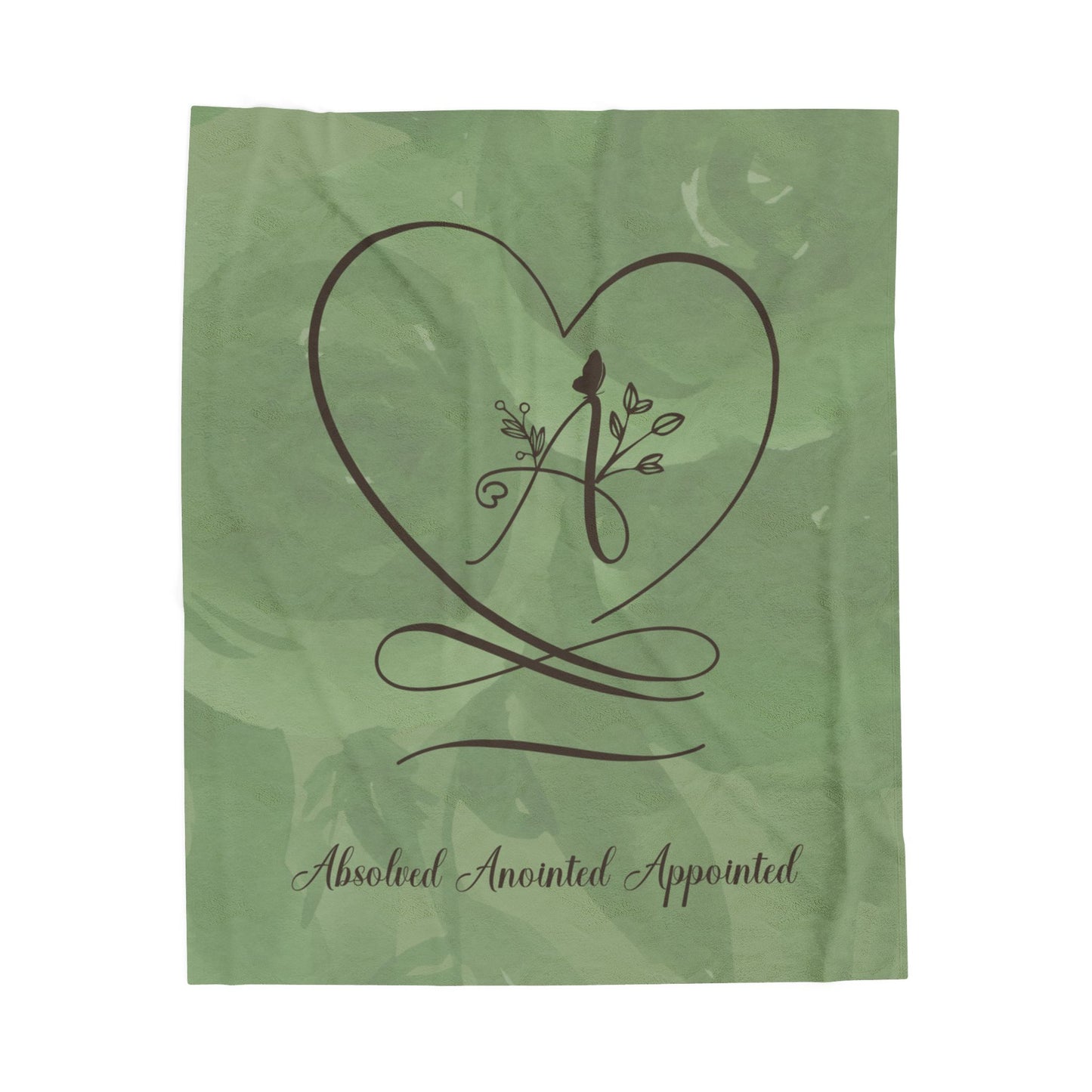 Anointed Velveteen Plush Blanket
