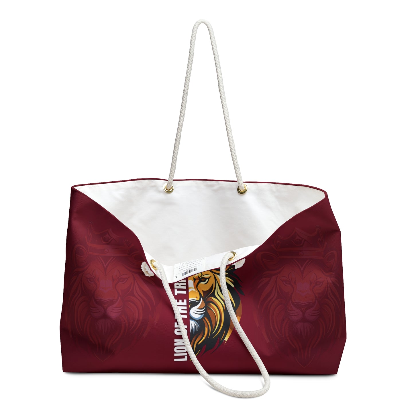 Lion of the Tribe of Judah Weekender Bag