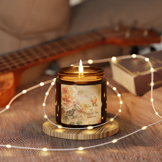 Fearfully Made  Soy Candle (Multi-Size, Amber Jar)