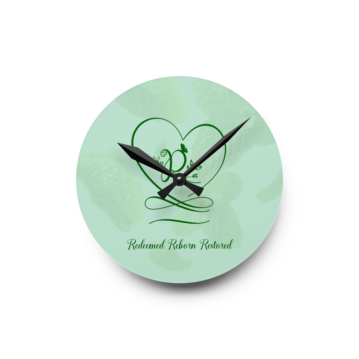 Redeemed 2 Acrylic Wall Clock