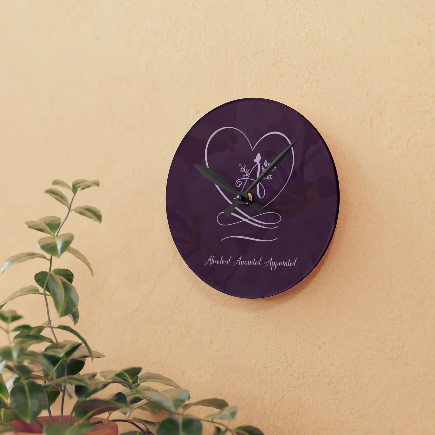 Anointed 2 Acrylic Wall Clock