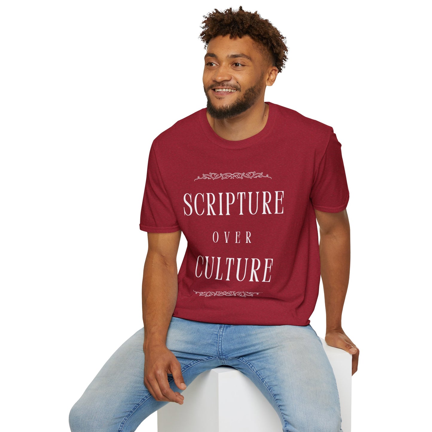 Scripture over Culture Unisex Softstyle T-Shirt