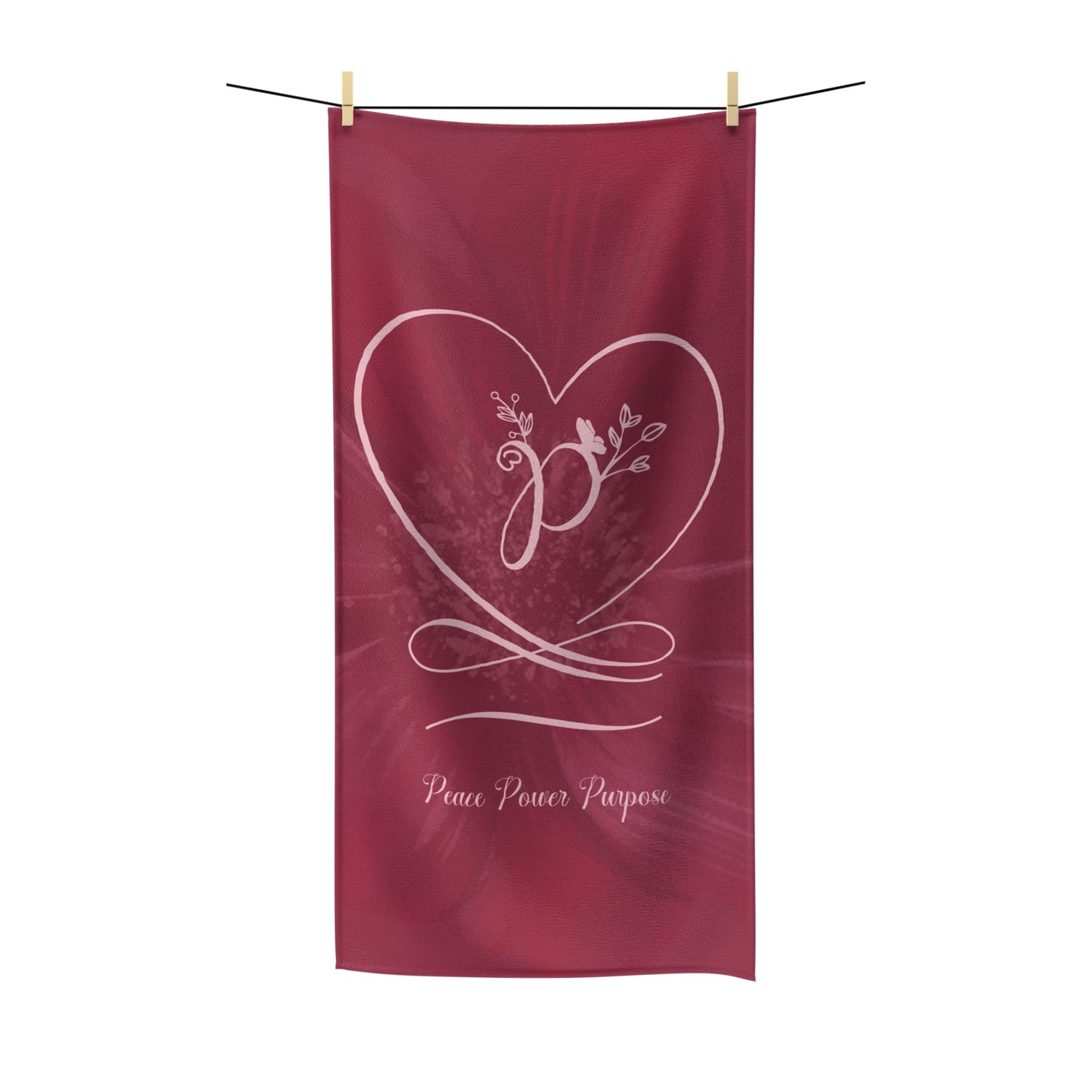 Peace 2 Polycotton Towel