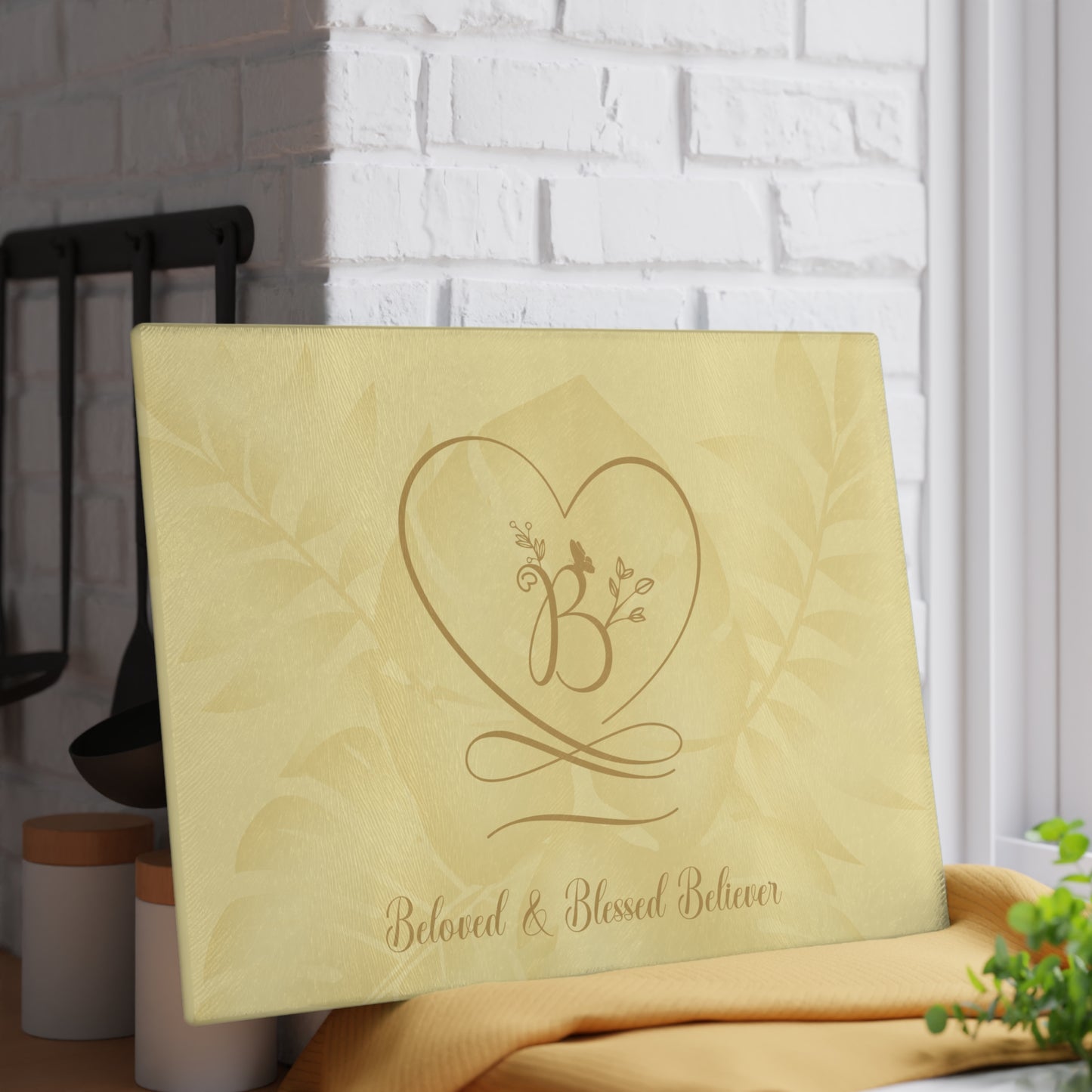 Beloved 2 Glass Cutting Board