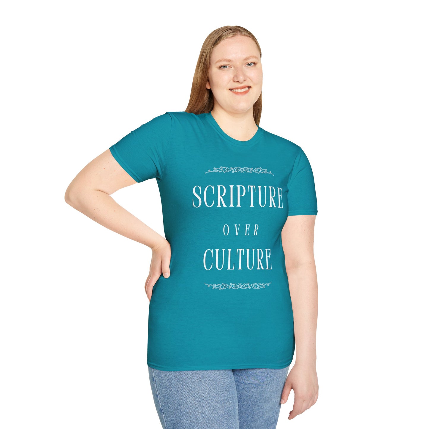 Scripture over Culture Unisex Softstyle T-Shirt