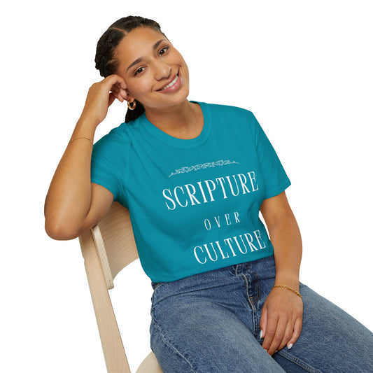 Scripture over Culture Unisex Softstyle T-Shirt