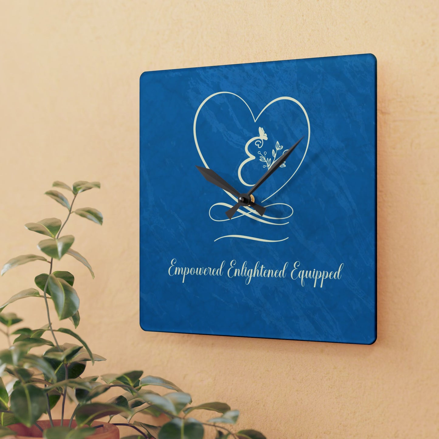Empowered 2 Acrylic Wall Clock