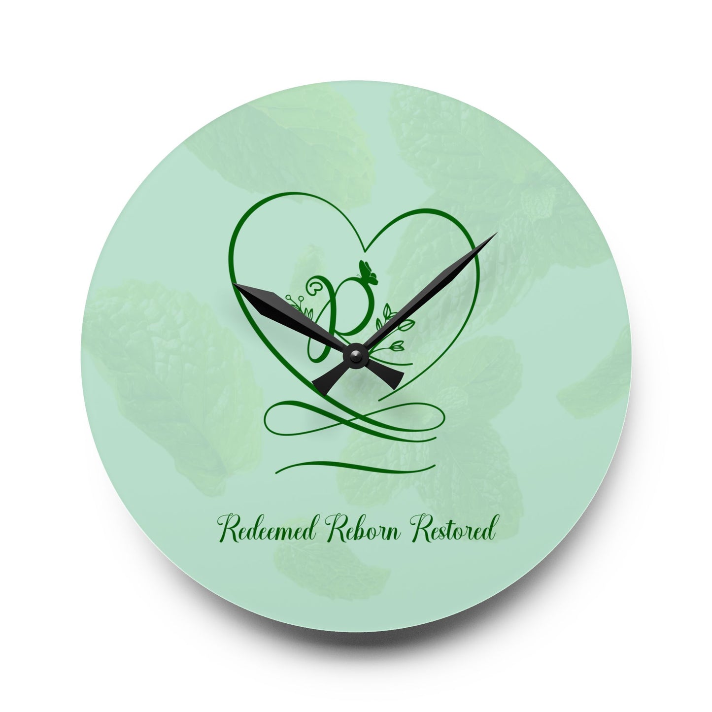 Redeemed 2 Acrylic Wall Clock
