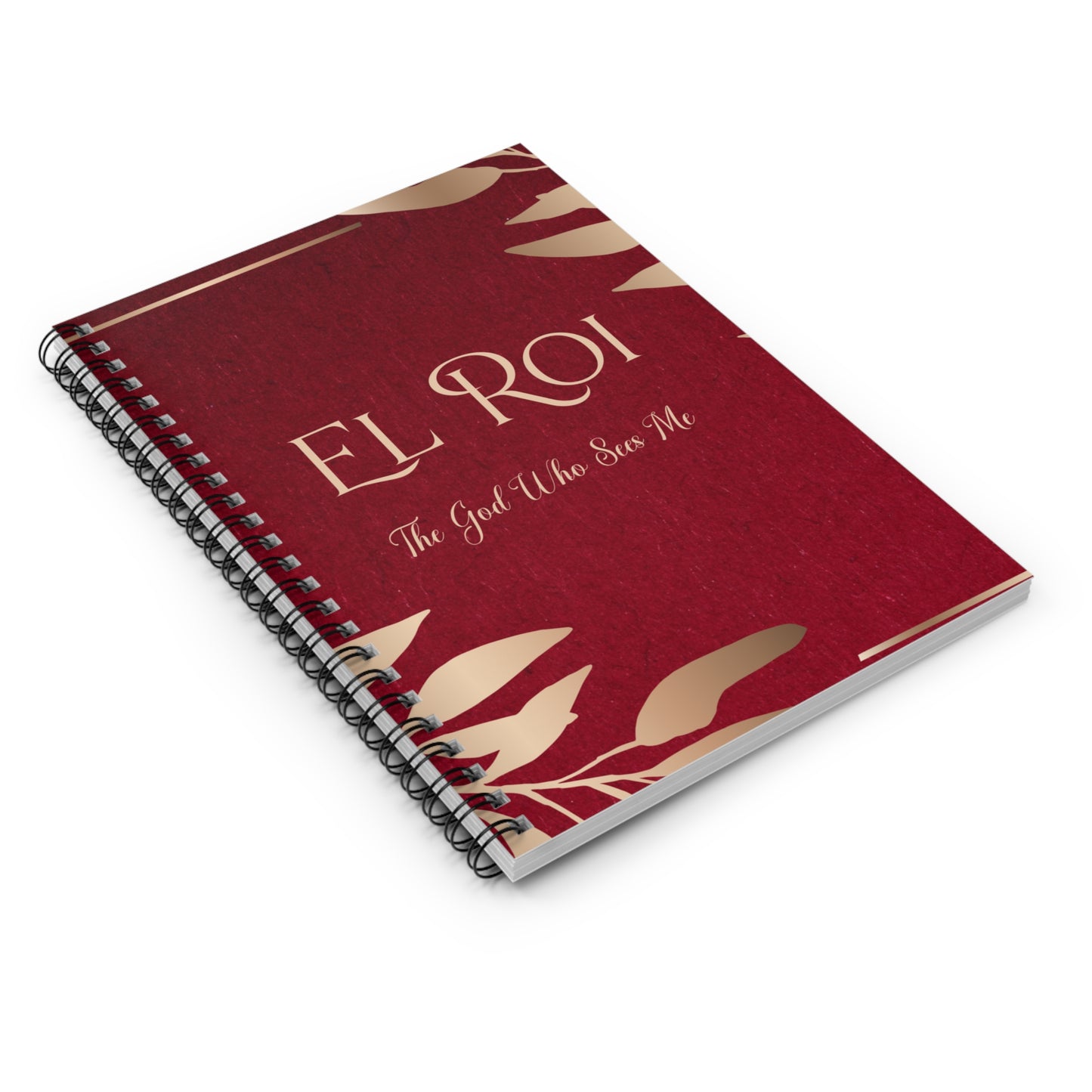 El Roi (Ruby) Spiral Notebook - Ruled Line