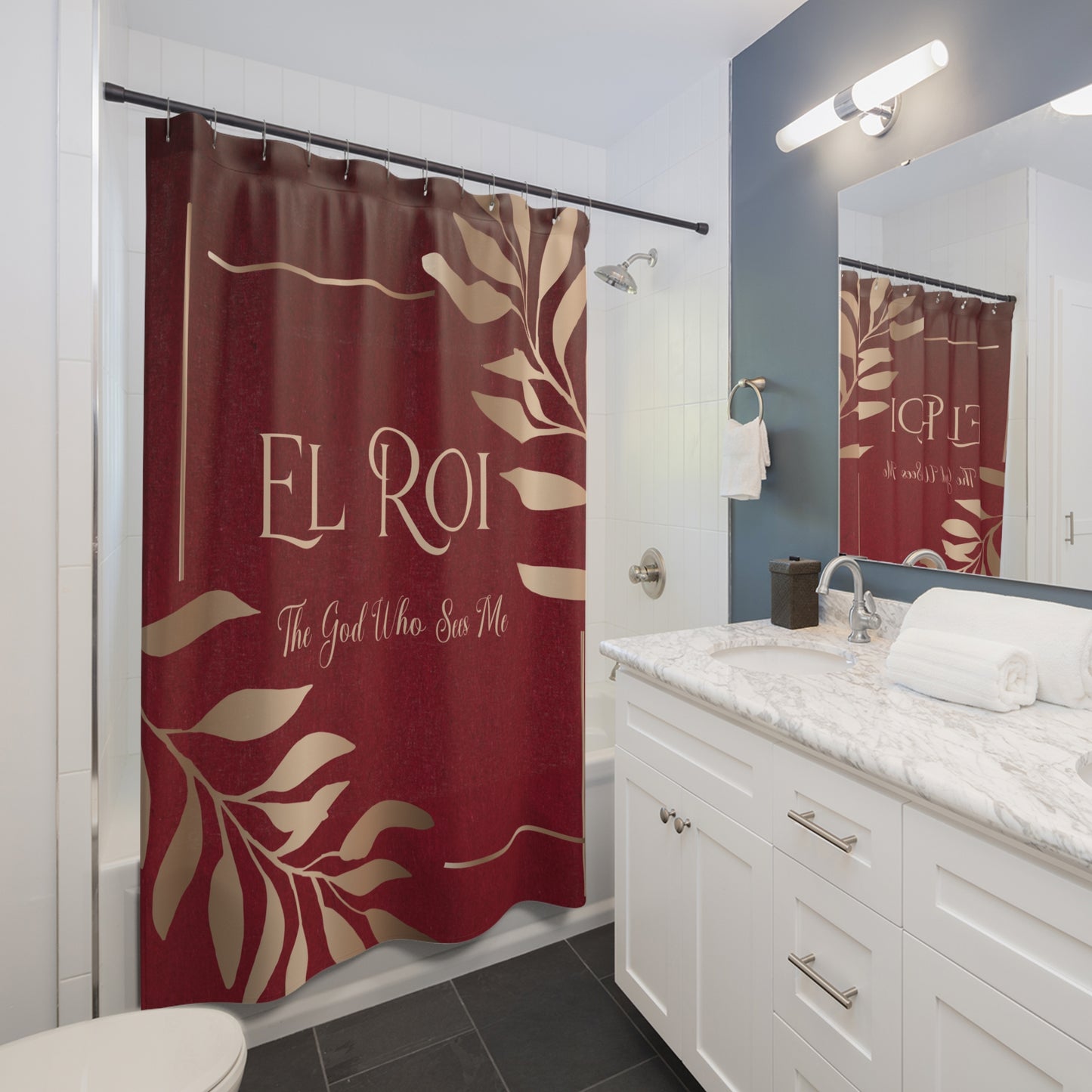 El Roi - (Ruby) Shower Curtains
