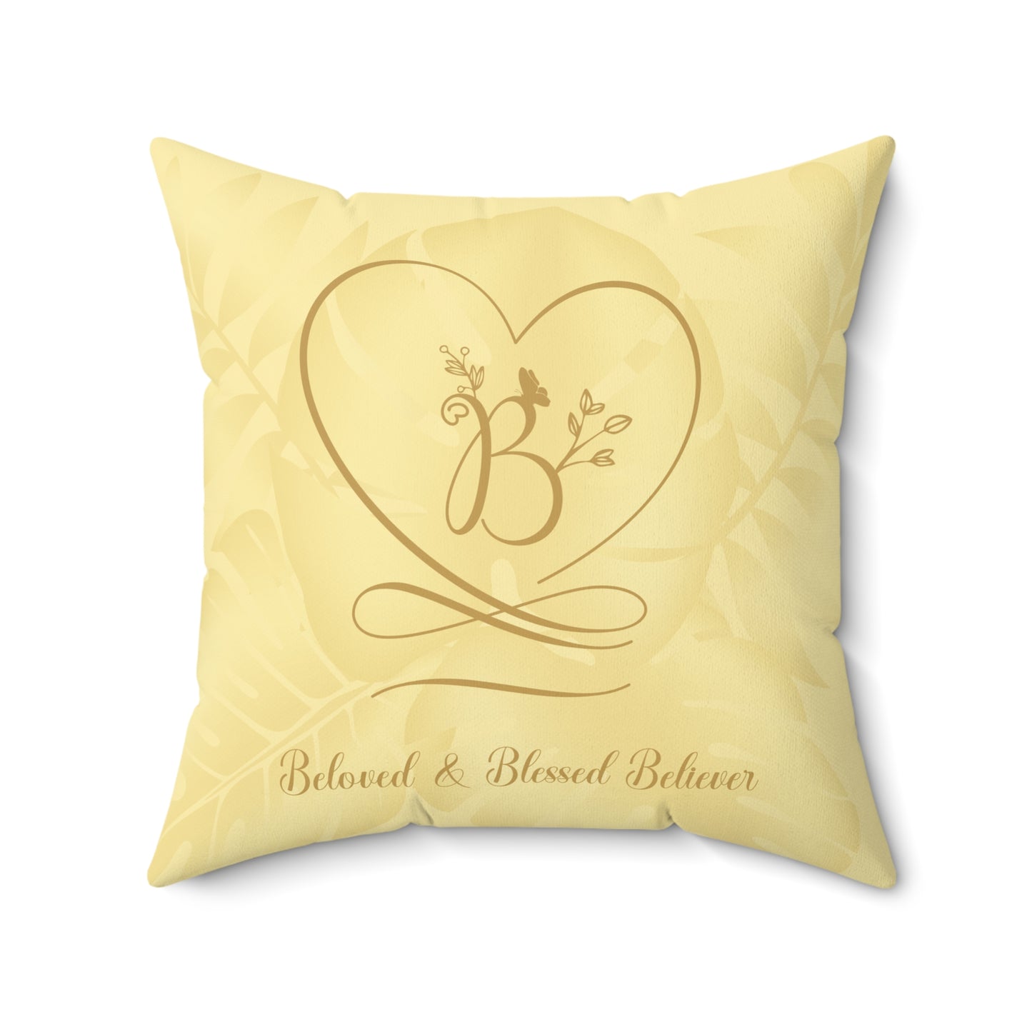 Beloved 2 Polyester Square Pillow