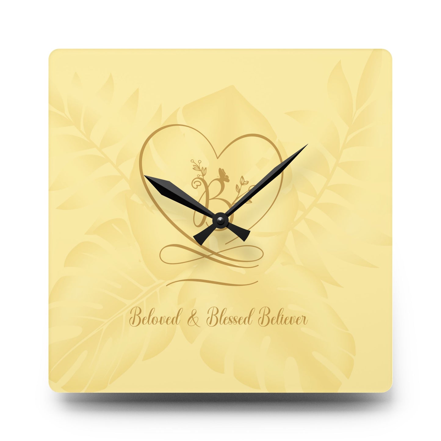 Beloved 2 Acrylic Wall Clock