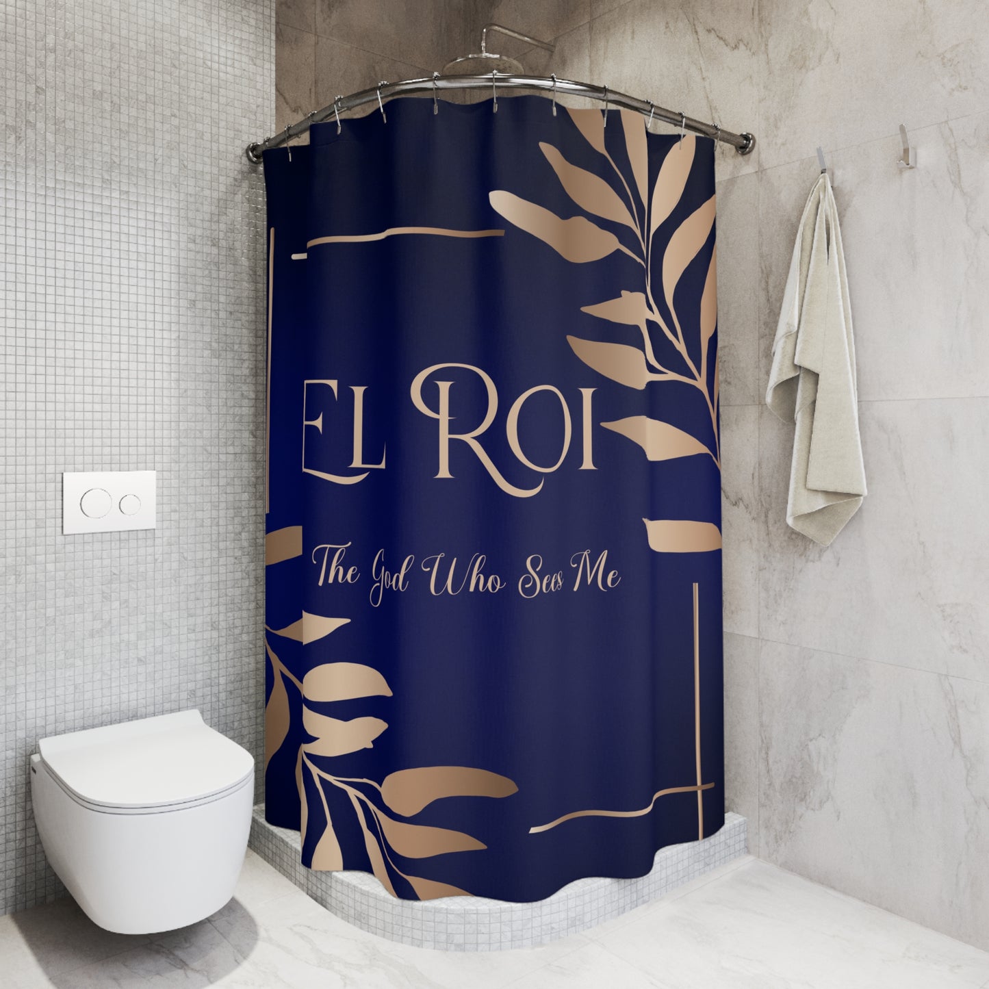 El Roi - (Sapphire) Shower Curtains