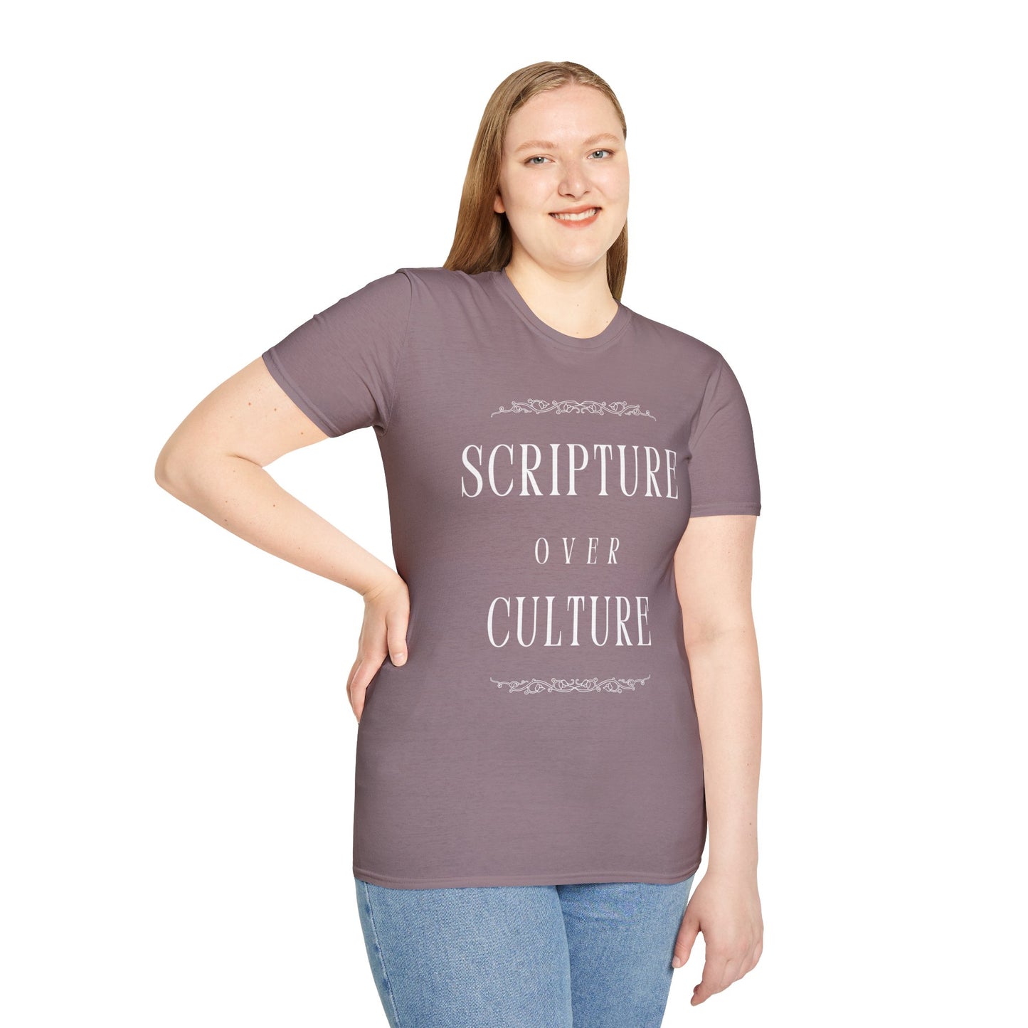 Scripture over Culture Unisex Softstyle T-Shirt