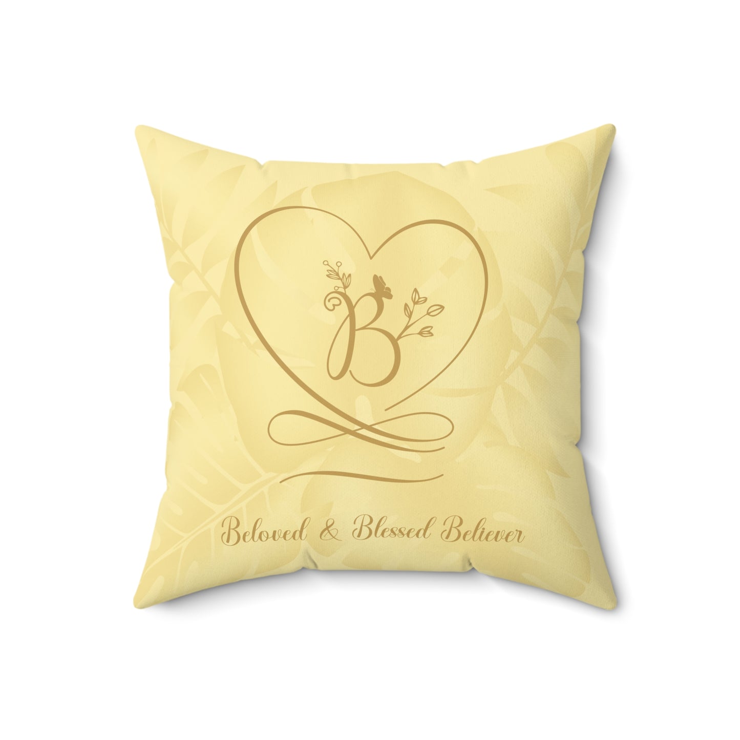 Beloved 2 Polyester Square Pillow