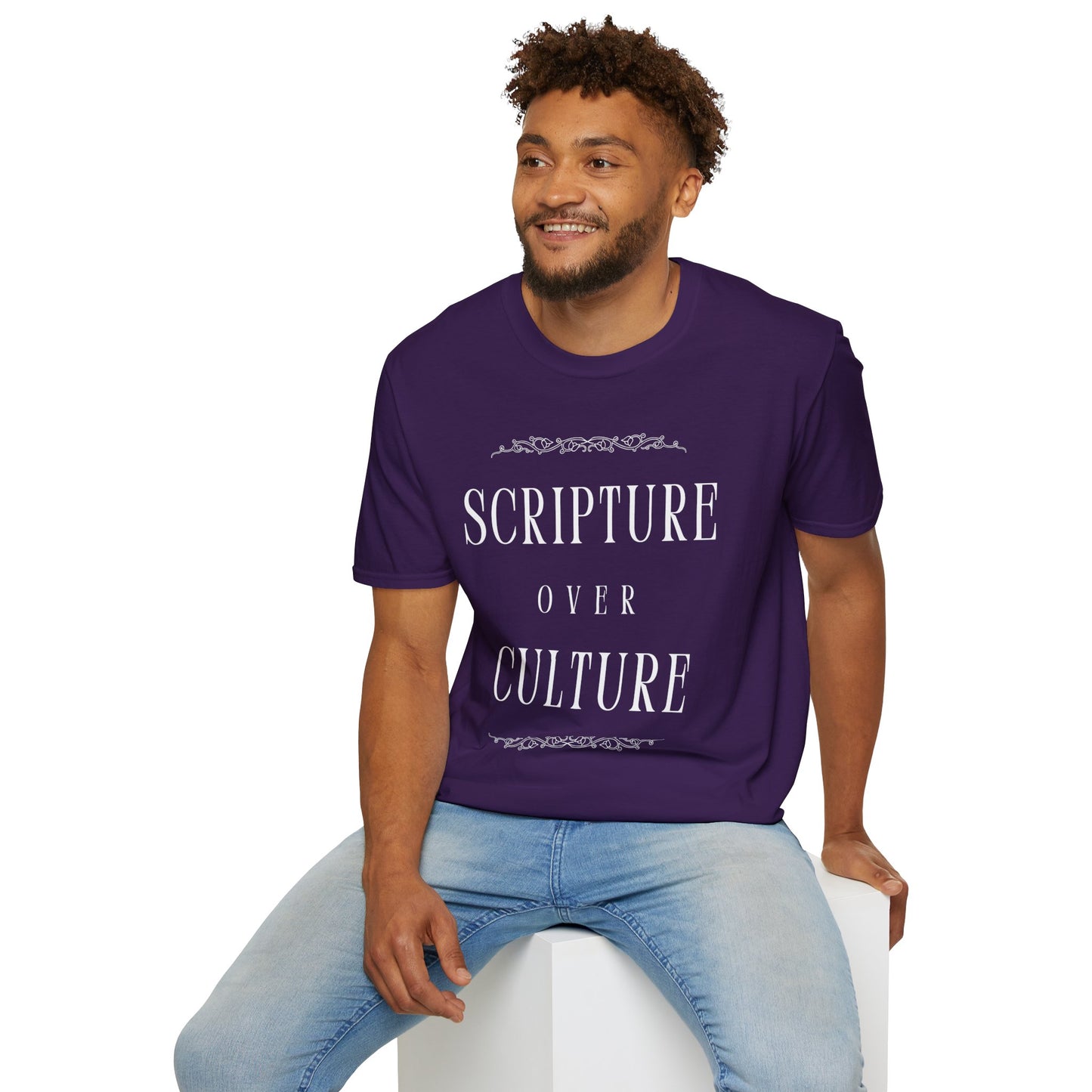 Scripture over Culture Unisex Softstyle T-Shirt