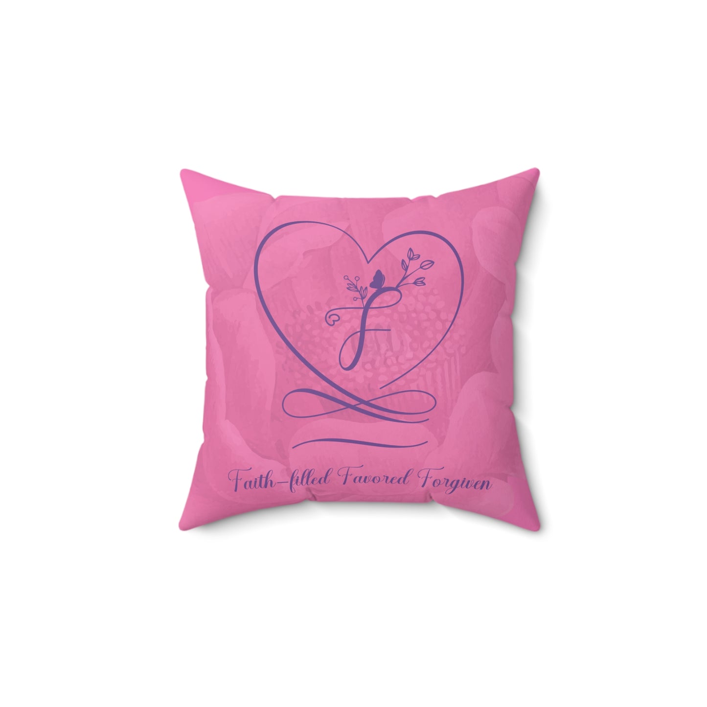 Favored Faux Suede Square Pillow
