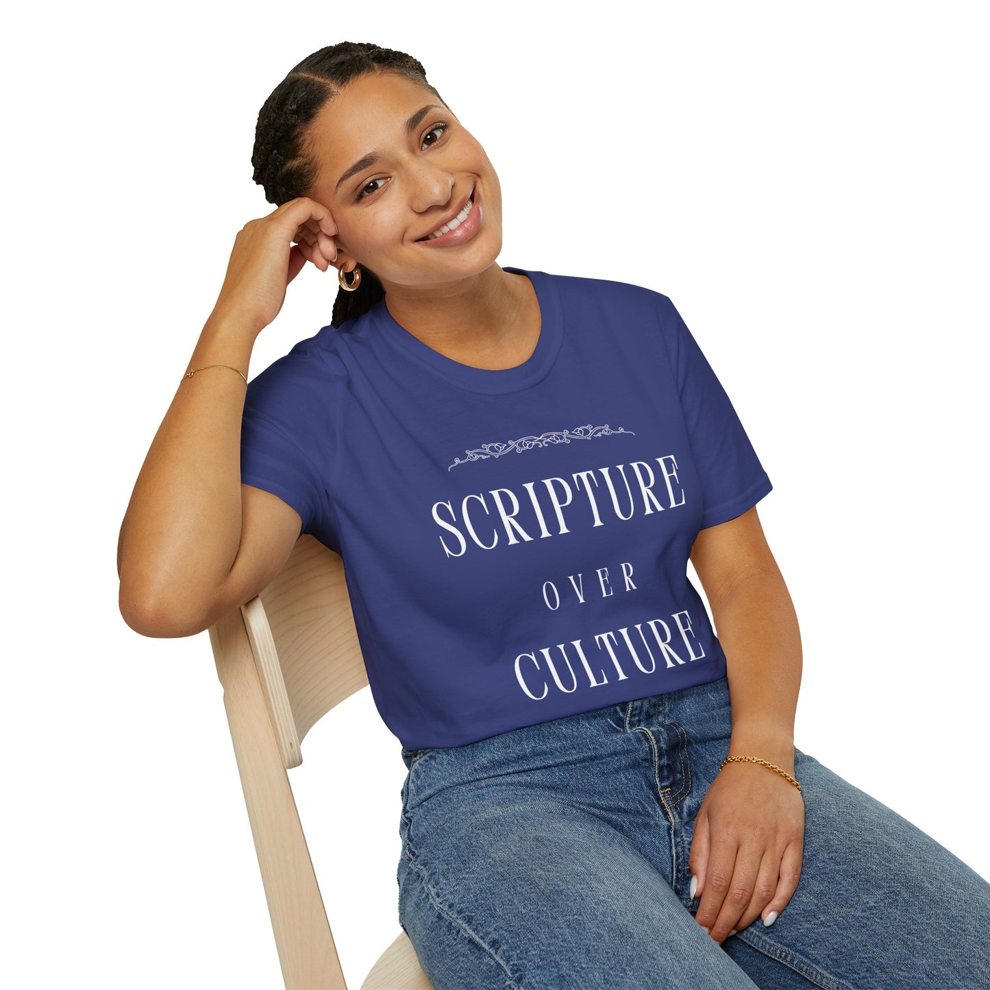 Scripture over Culture Unisex Softstyle T-Shirt