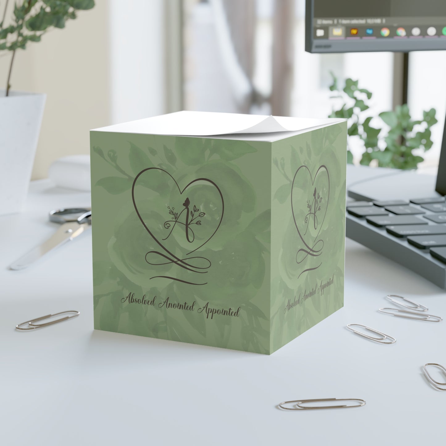 Anointed Note Cube