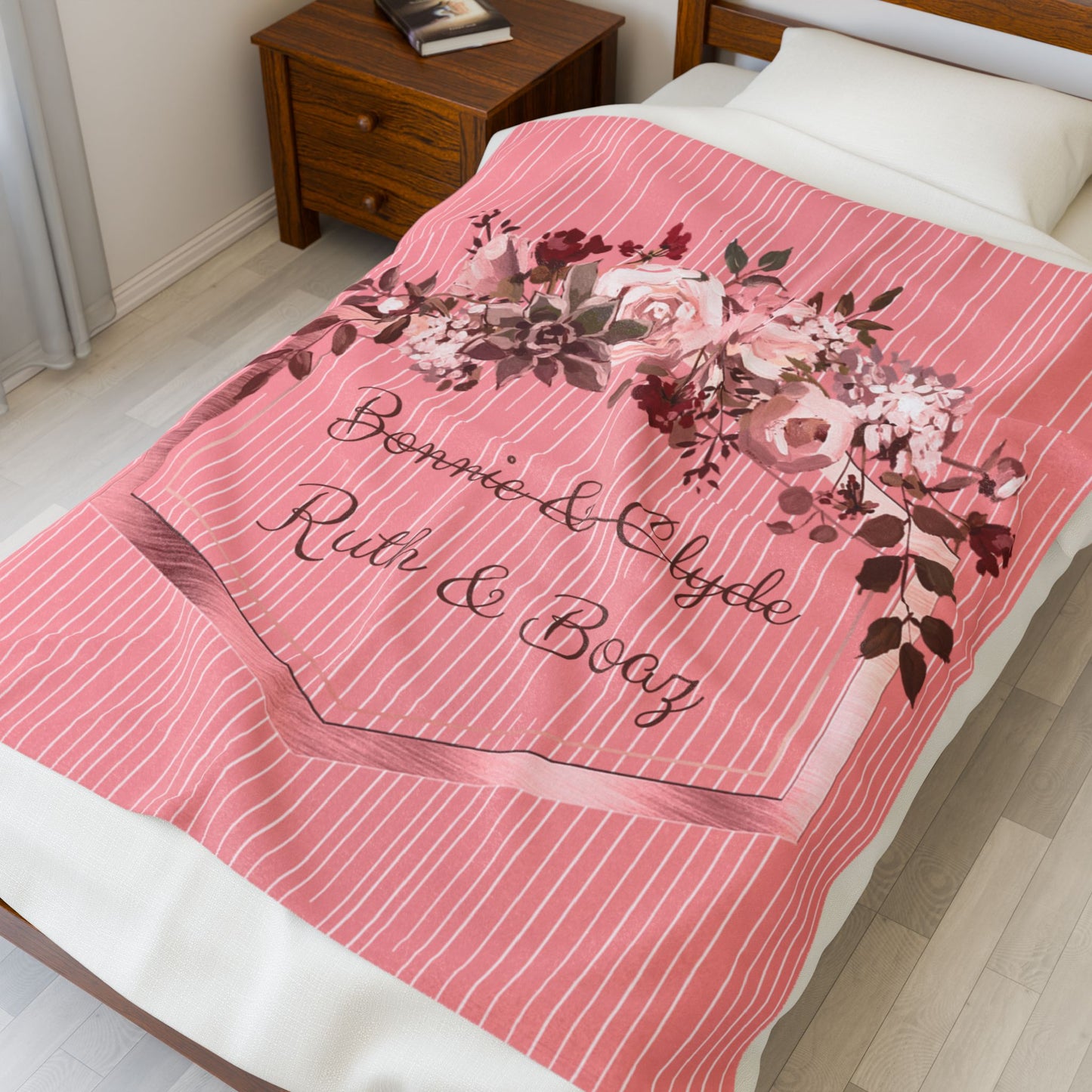 Ruth & Boaz Velveteen Plush Blanket