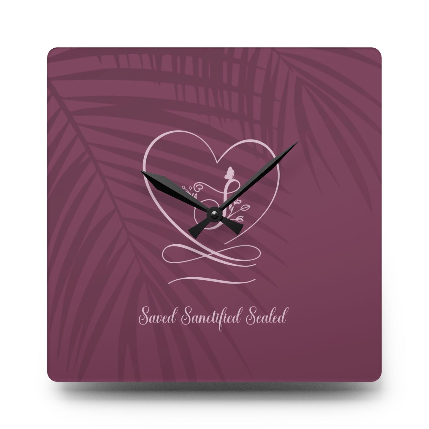 Saved 2 Acrylic Wall Clock -