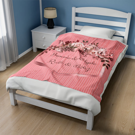 Ruth & Boaz Velveteen Plush Blanket