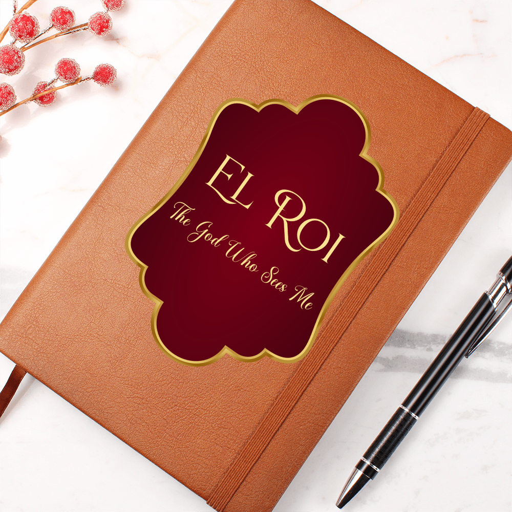 EL Roi - The God Who Sees Me Faux Leather Journal