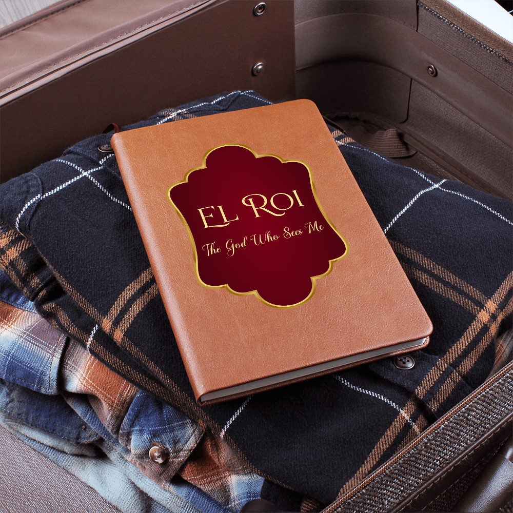 EL Roi - The God Who Sees Me Faux Leather Journal