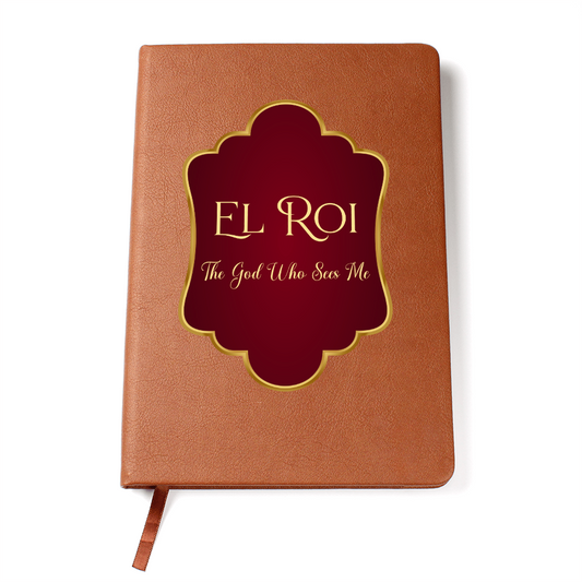 EL Roi - The God Who Sees Me Faux Leather Journal