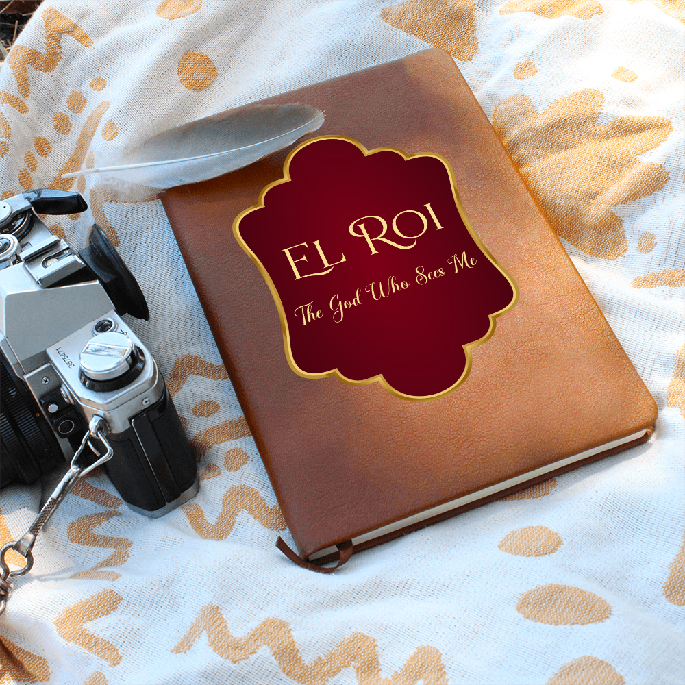 EL Roi - The God Who Sees Me Faux Leather Journal